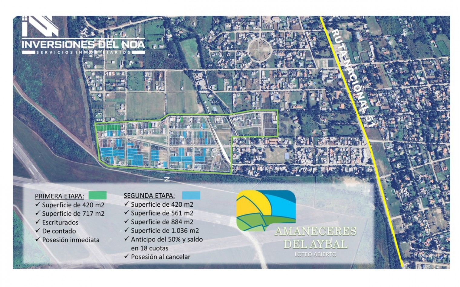 TERRENOS EN VENTA AMANECERES DEL AYBAL (ZONA AEROPUERTO)