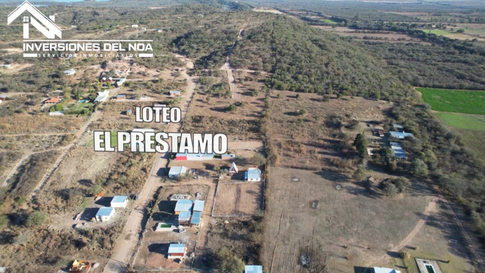 TERRENO EN VENTA EL PRESTAMO 1.000m2 (DIQUE CABRA CORRAL)