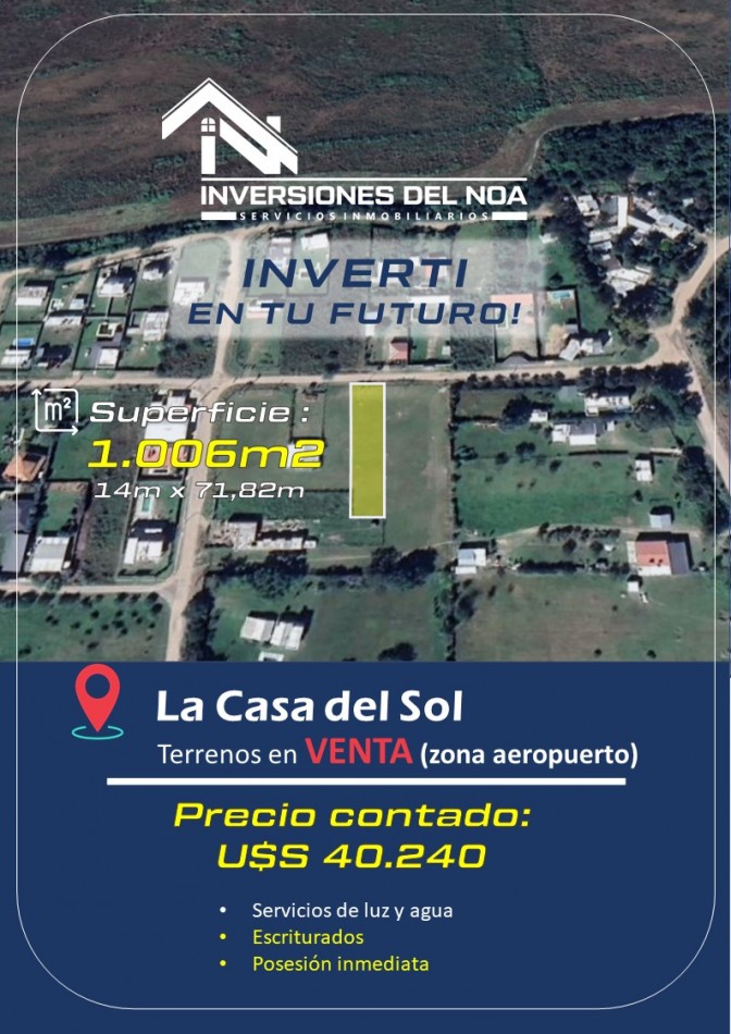 TERRENO EN VENTA SAN LUIS RUTA 51 KM1
